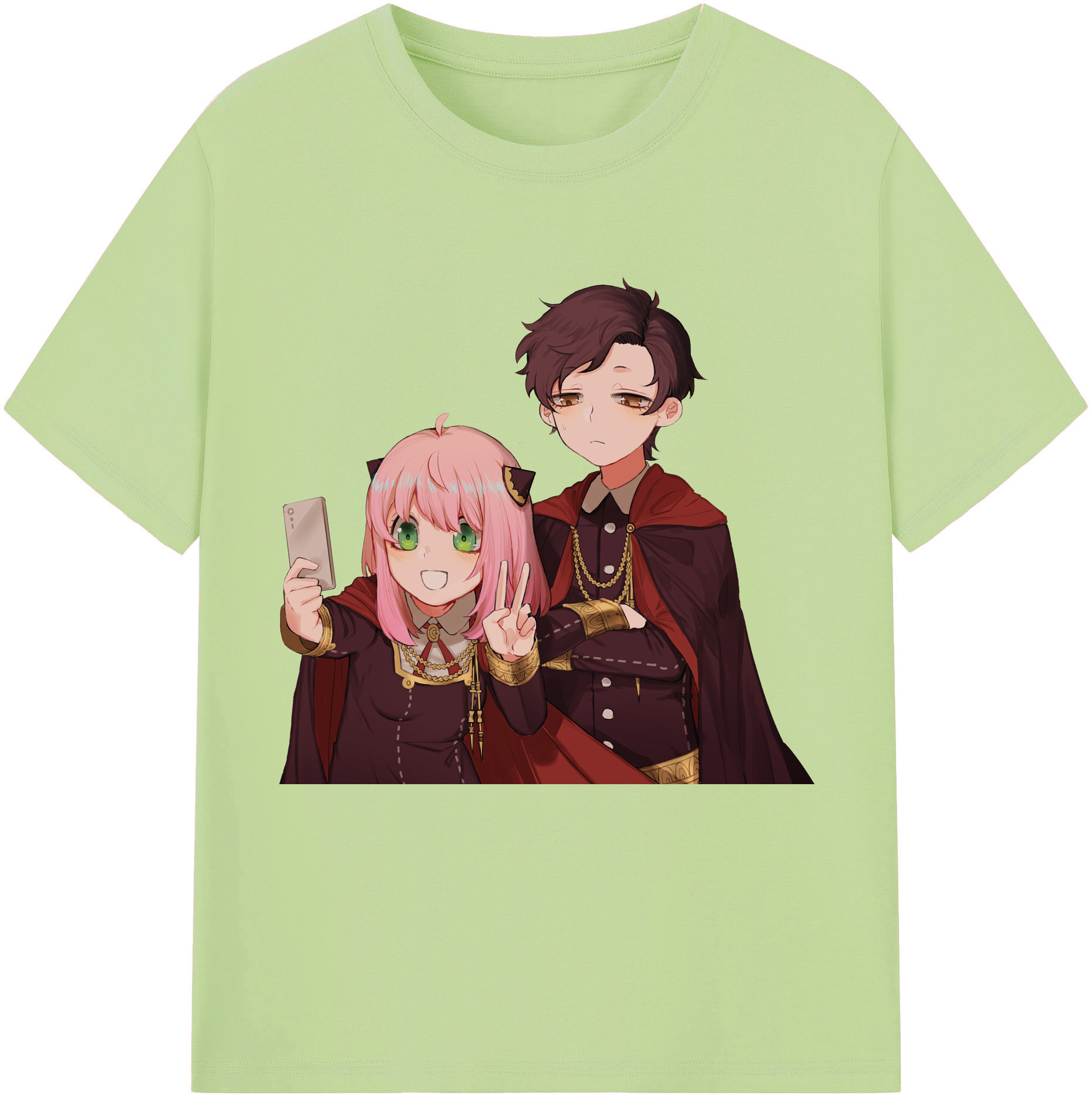 （画像用） SPY×FAMILY间谍家家酒 綿100％半袖Tシャツ（フロントプリント）